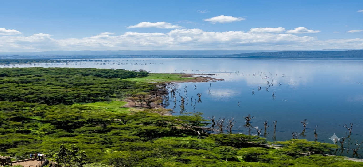 Flamants roses au Lac Nakuru